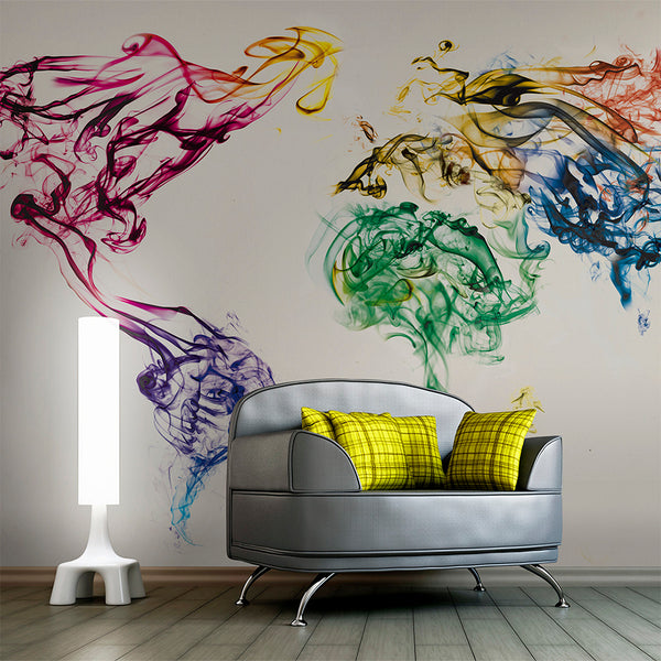 online Papier Peint Fresque - Dancing Smoke Trails Wallpaper Erroi