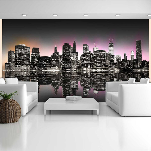 Papier Peint Fresque - La Ville Qui Ne Dort Jamais - New York 450x270cm Erroi sconto