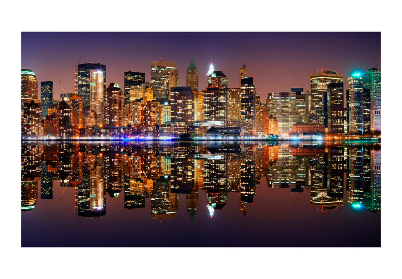 Carta da Parati Fotomurale - Gold Reflections - Nyc 450x270 cm Erroi-2