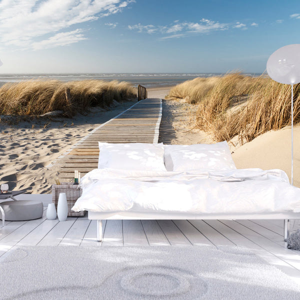 Photo Papier Peint Mural - Plage de la Mer du Nord, Langeoog 450x270cm Erroi sconto