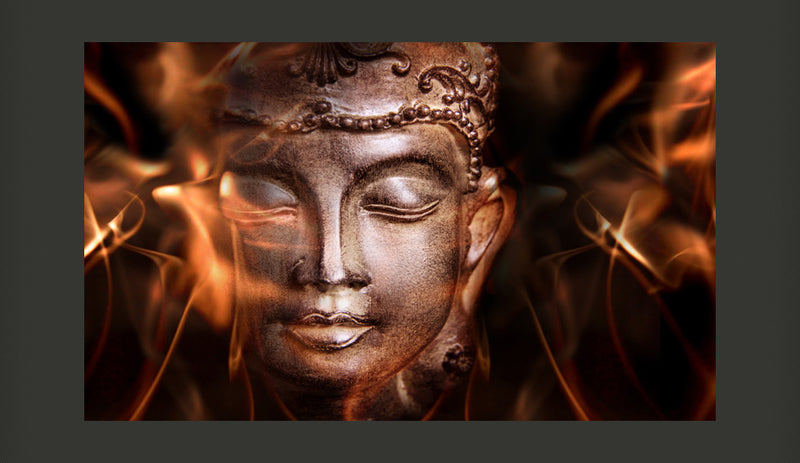 Fotomurale - Buddha. Fire Of Meditation. 450X270 cm Carta da Parato Erroi-2