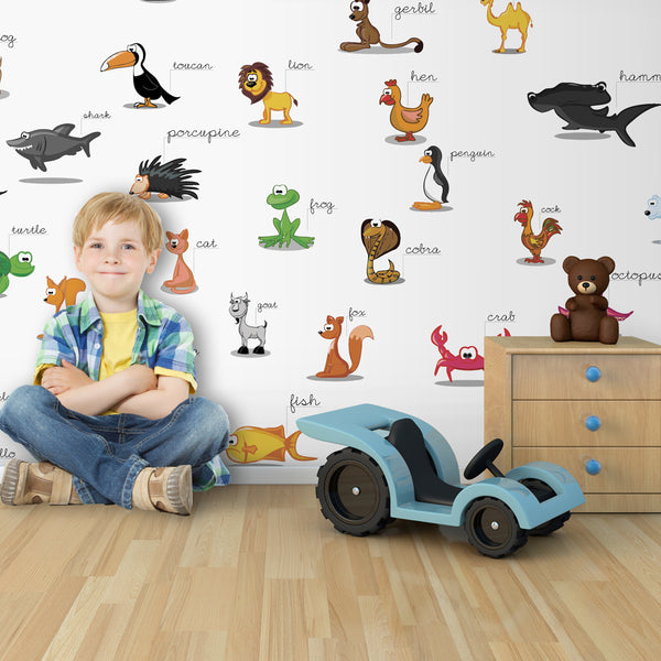 Papier Peint Mural XXL - Animaux - Pour Enfants 550x270cm Erroi online