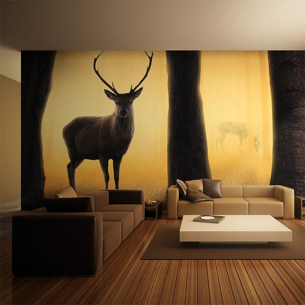 online Papier Peint Mural XXL - Cerf Dans Son Habitat Naturel 550x270cm Erroi