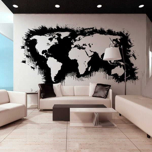 Papier Peint Fresque - Continents Blancs, Océans Noirs Papier Peint Erroi acquista