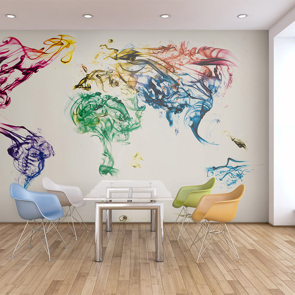 prezzo Papier Peint Fresque - Dancing Smoke Trails Wallpaper Erroi