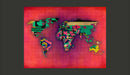 Fotomurale - Avant-Garde World Map 350X270 cm Carta da Parato Erroi-2