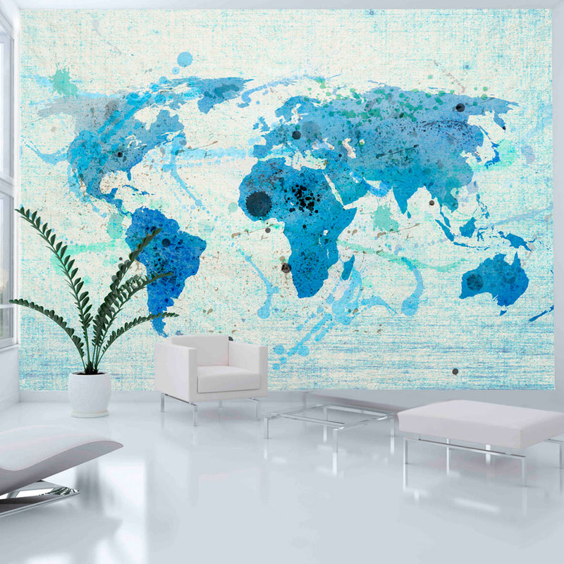 Fotomurale - Cruising And Sailing - The World Map 350X270 cm Carta da Parato Erroi-1