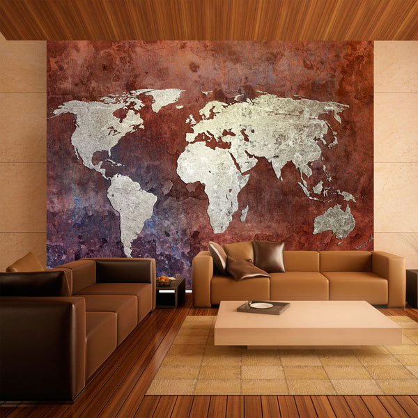 Papier Peint Fresque - Continents Of Iron Wallpaper Erroi sconto