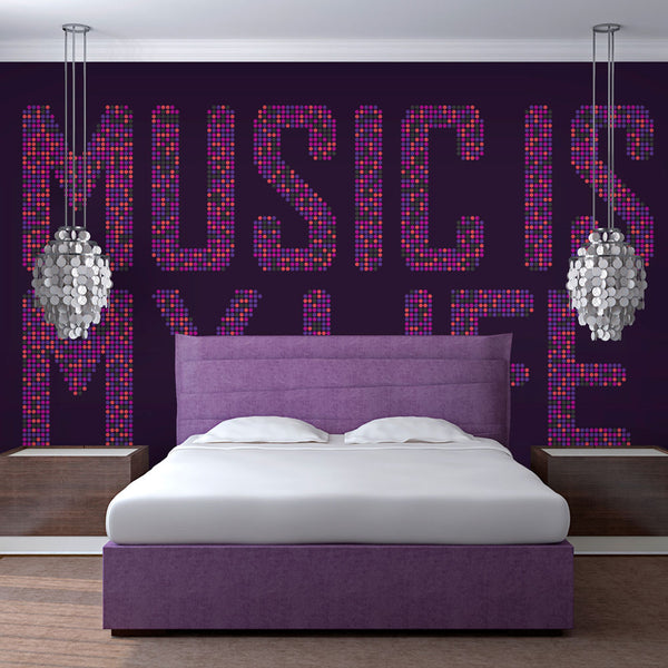 acquista Papier Peint Fresque - Musique Funk 350x270cm Erroi