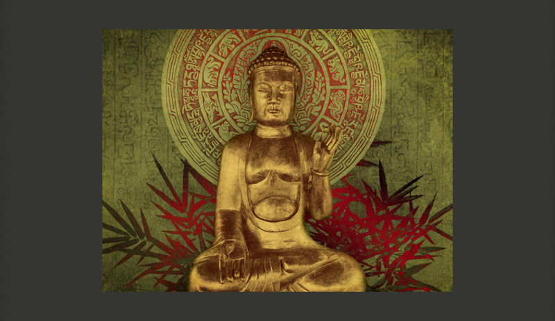 Fotomurale - Buddha Dorato 350X270 cm Carta da Parato Erroi-2