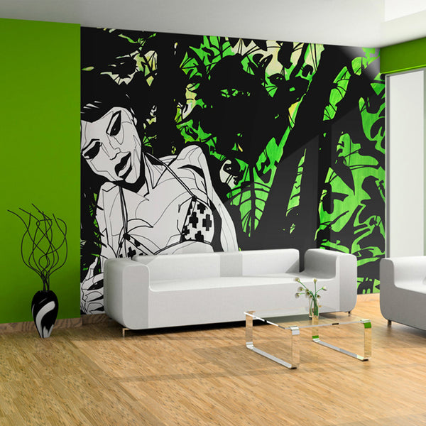 sconto Papier Peint Mural - Fille En Bikini 350x270cm Erroi