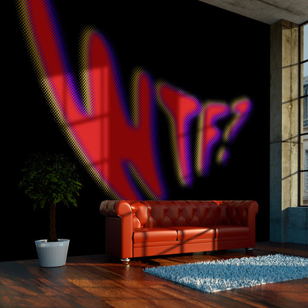 Papier Peint Mural - Wtf? Dans Redness 350x270cm Erreurs prezzo