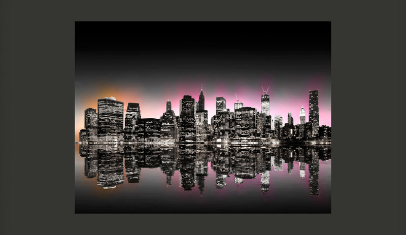 Fotomurale - Colorful Glow Over Nyc 350X270 cm Carta da Parato Erroi-2