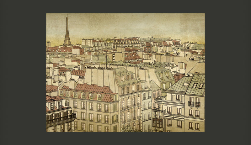 Fotomurale - Arrivederci Parigi! 350X270 cm Carta da Parato Erroi-2