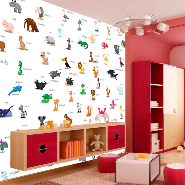 sconto Autocollant - Papier Peint Animaux Pour Enfants Erroi