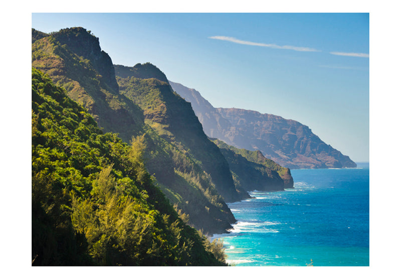 Carta da Parati Fotomurale - Na Pali Coast, Kauai, Hawaii 200x154 cm Erroi-2