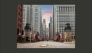 Fotomurale - Chicago Street 200X154 cm Carta da Parato Erroi-2