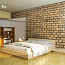 Carta da Parati Fotomurale - Brick Wall in Beige Color 200x154 cm Erroi-1