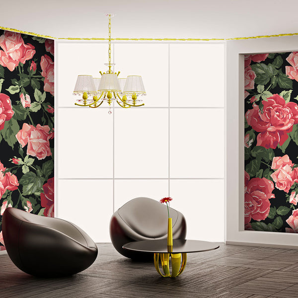 acquista Papier Peint Mural - Roses Classiques 200x154cm Erroi