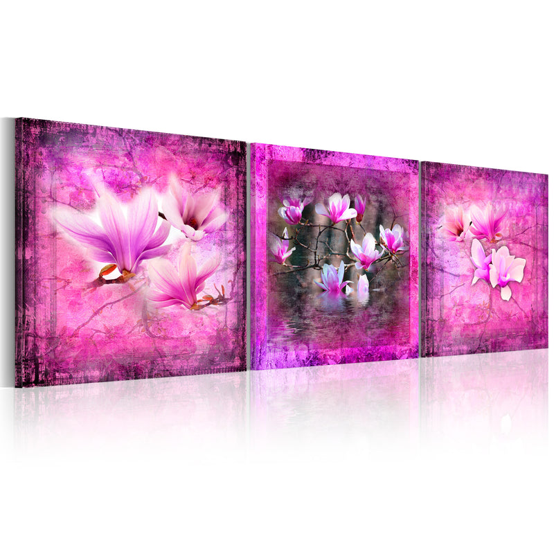 Quadro - Orchidee Color Rosa 120X40Cm Erroi-1