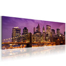 Quadro - Canvas Print - Night in New York 120x40cm Erroi-1