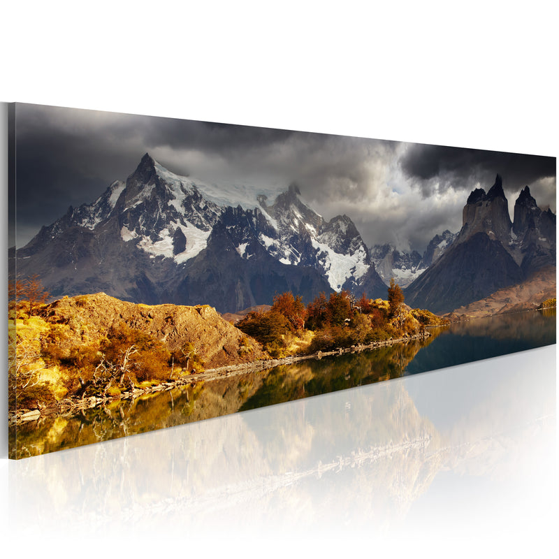 Quadro - Mountain Landscape Before a Storm 120X40Cm Erroi-1