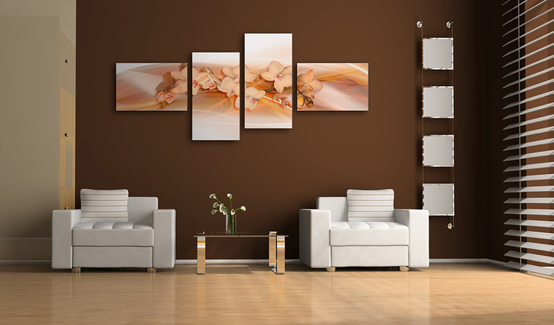 Quadro - Fiori Color Crema: Orchidee 100X45Cm Erroi-2