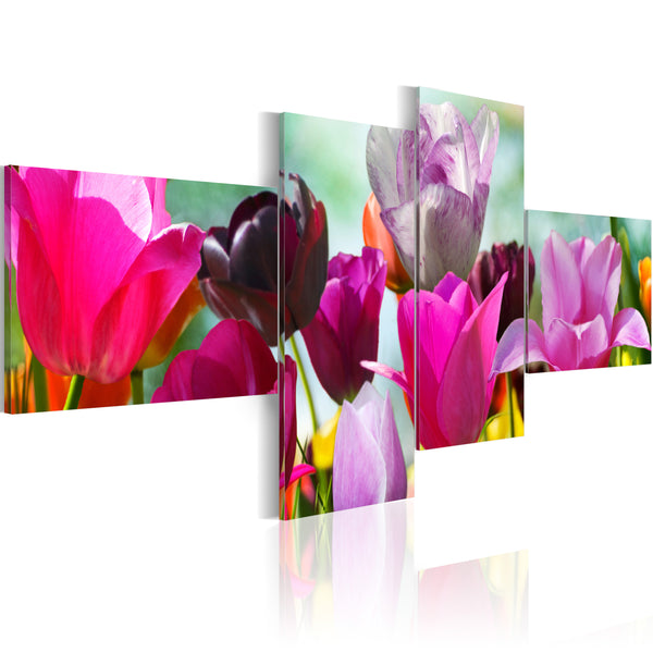 online Peinture - Enchantement Des Tulipes Roses Erroi