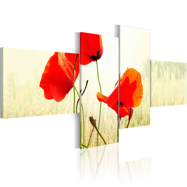 online Tableau sur toile - Coquelicots au soleil de l'après-midi Erroi