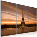 Quadro - Torre Eiffel Al Tramonto 60x40cm Erroi-1