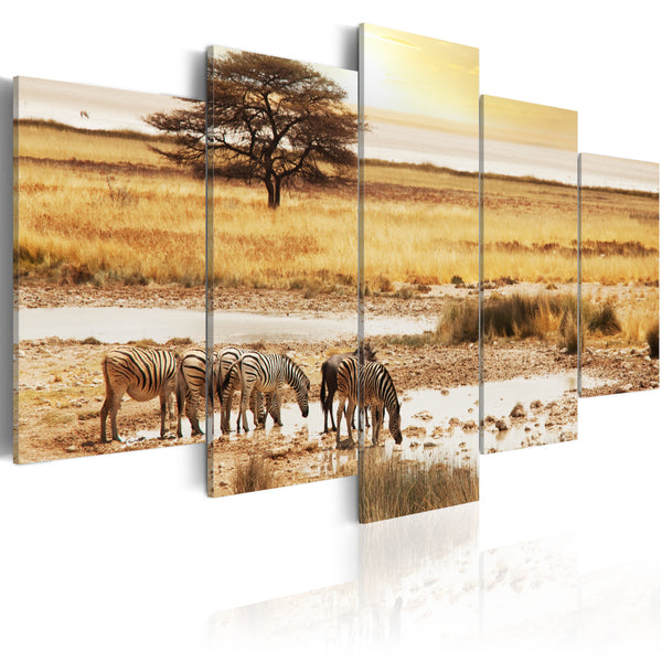 Affiche - Zèbres Dans La Savane Erroi sconto