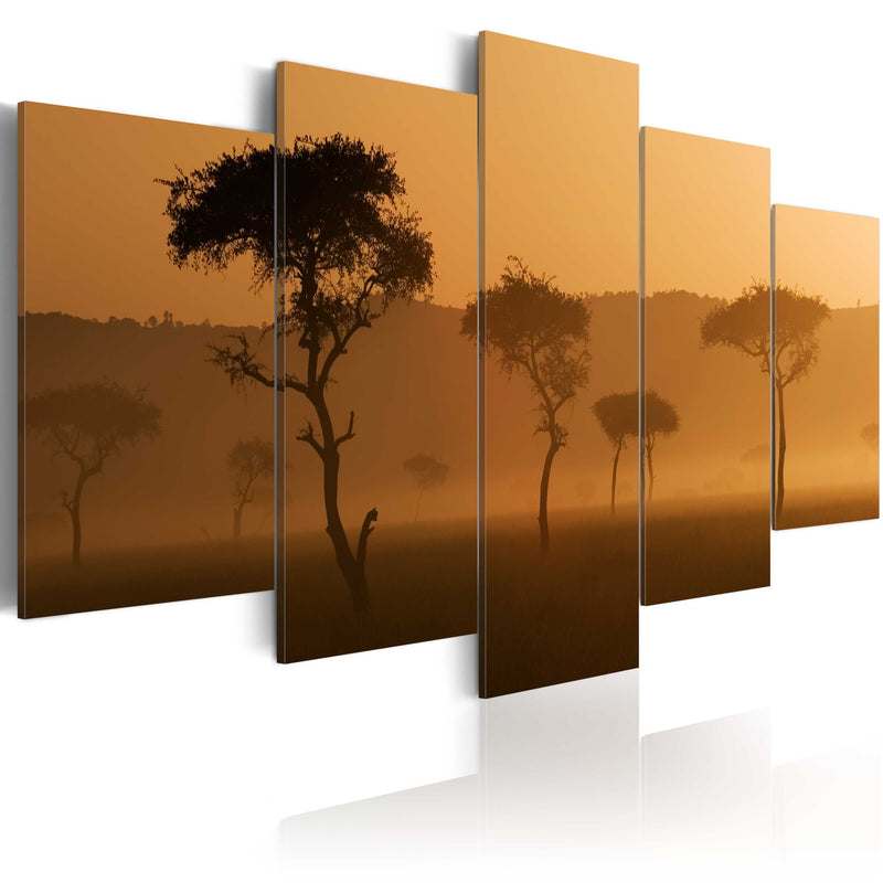 Quadro - Savana Nella Nebbia 100X50Cm Erroi-1