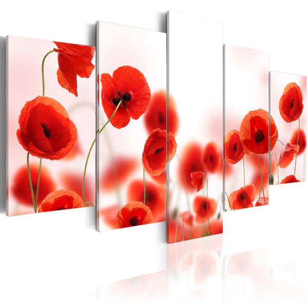 acquista Cadre - Coquelicots - Cercles Rouges 100x50cm Erroi