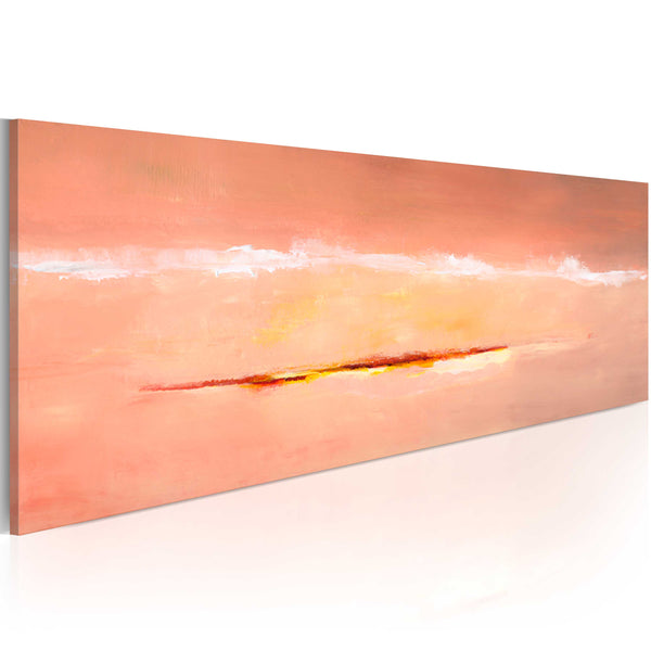 Tableau peint - Lever de soleil abstrait 100x40cm Erroi online