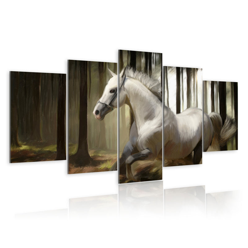 Quadro - Cavallo in Continua Corsa 100x50cm Erroi-1