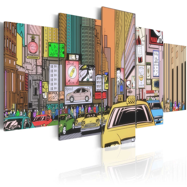 Cadre - Esquisse De Ville 100x50cm Erroi sconto