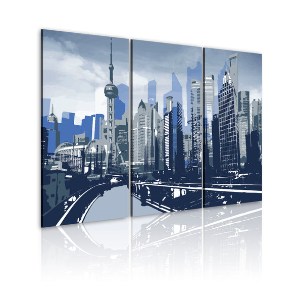 Impression sur toile - Cityscape Of Shanghai Erroi acquista