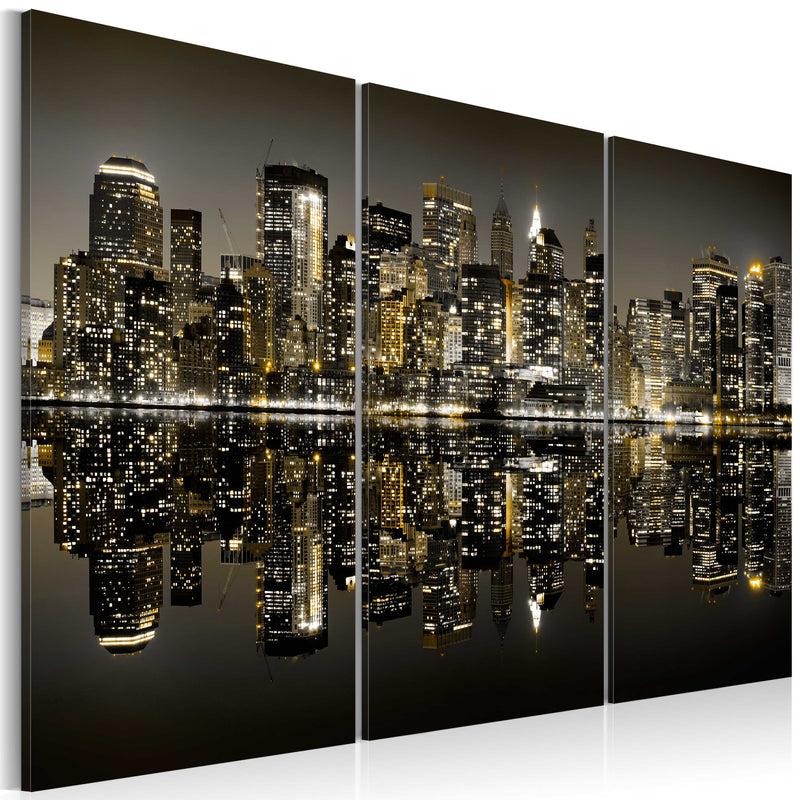 Quadro - New York Dorata 60X40Cm Erroi-1