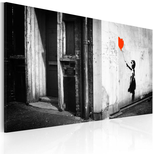 online Tableau sur toile - Petite fille au ballon Banksy Erroi