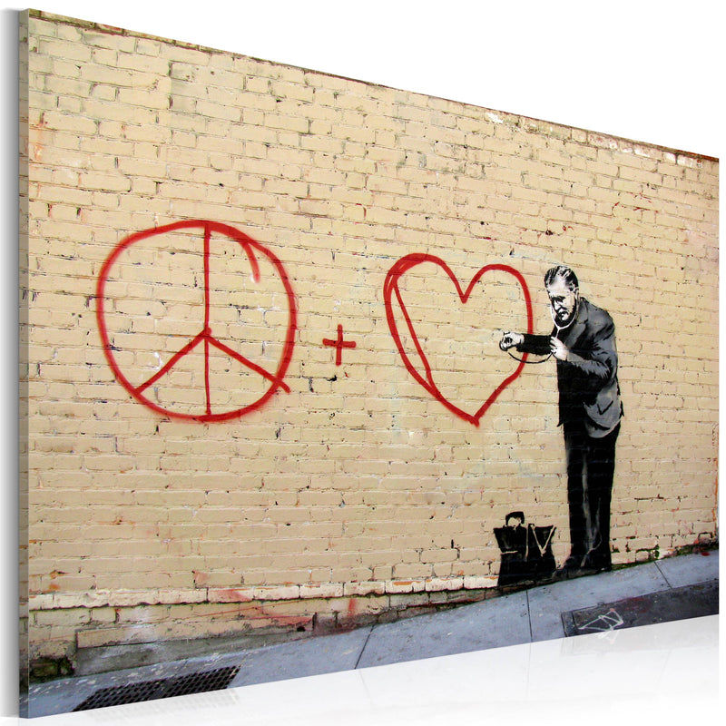 Quadro - Medico Pacifista Banksy 60X40Cm Erroi-1