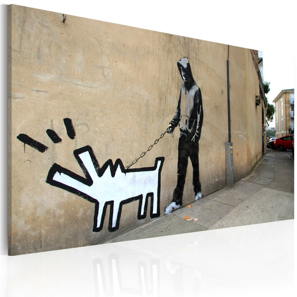 acquista Impression sur toile - Chien qui aboie Banksy Erroi