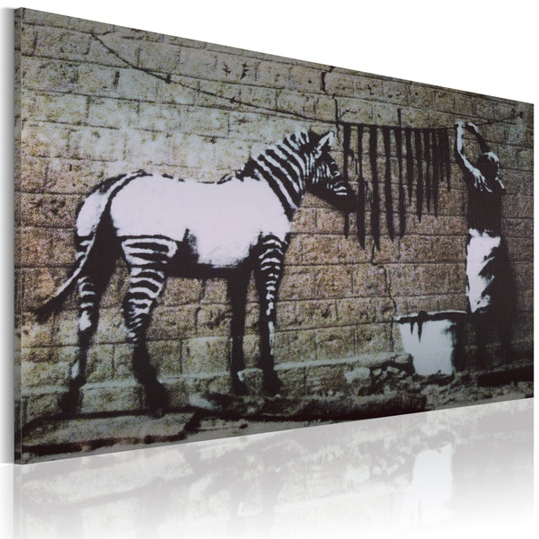 Impression sur toile - lavage Banksy Erroi sconto