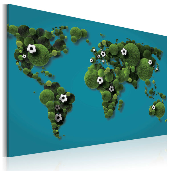 online Affiche - Continents ronds comme un ballon Erroi