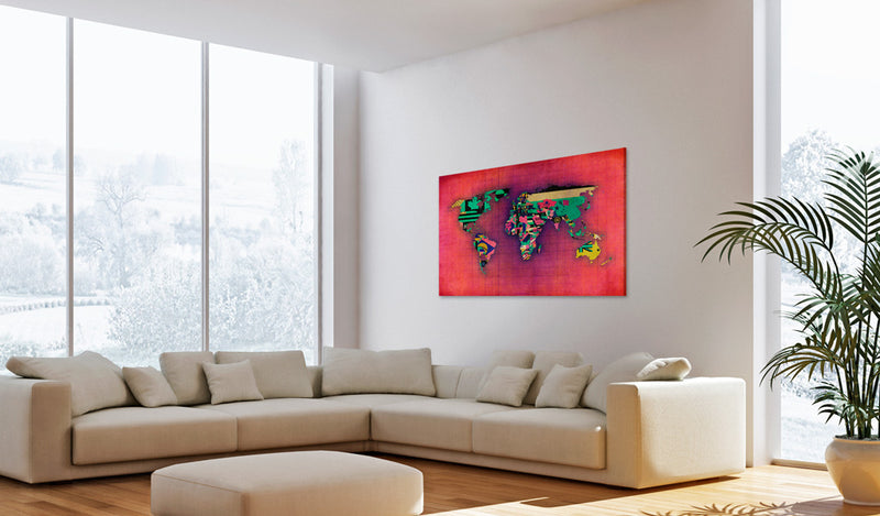 Quadro - Il Mondo E' Mio 60X40Cm Erroi-2