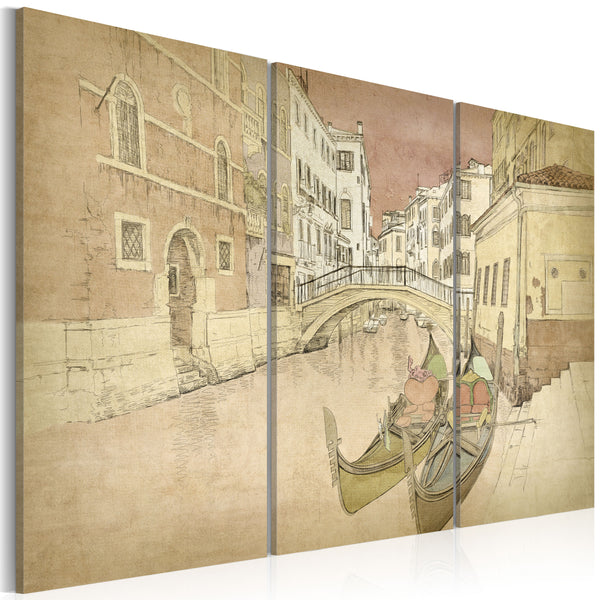 Tableau sur toile - City Of Lovers - Triptyque Erreurs prezzo