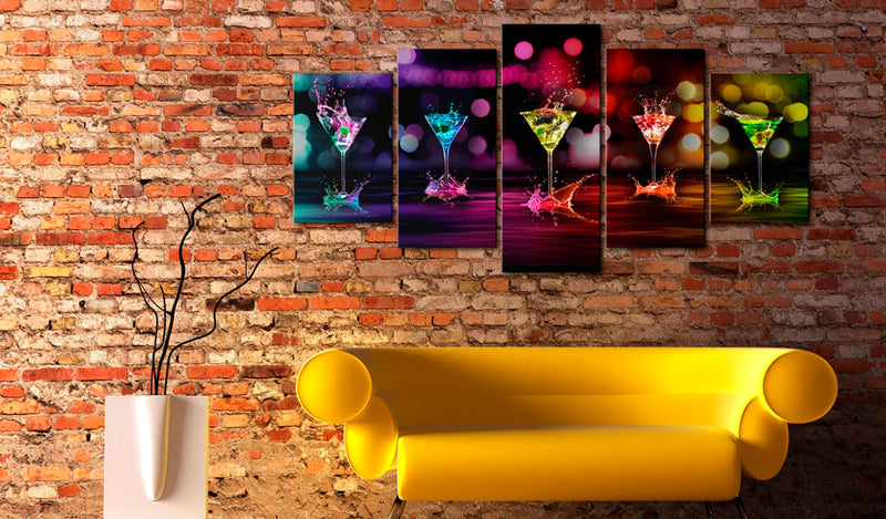 Quadro - Cocktail Colorati 100x50cm Erroi-2