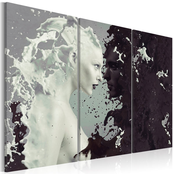 Cadre - Noir Ou Blanc ? - Triptyque 60x40cm Erreurs sconto