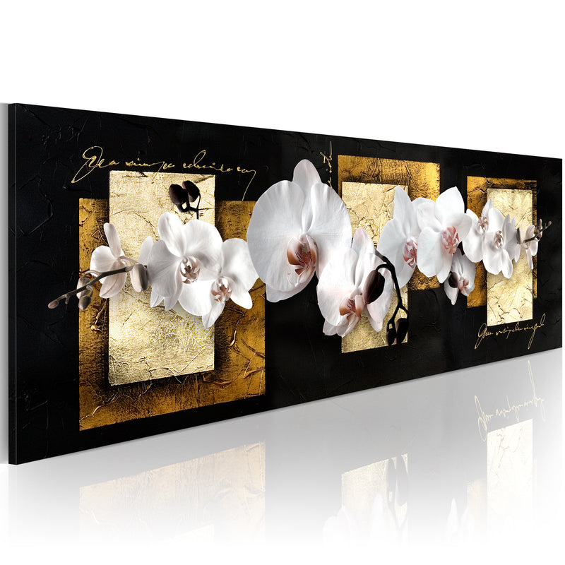 Quadro - Composizione Elegante con Orchidea 120X40Cm Erroi-1