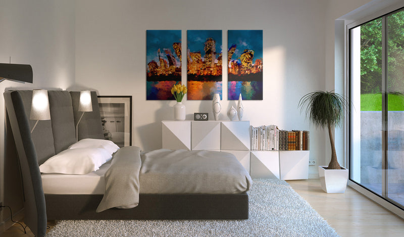 Quadro - Mad City - Triptych 60x40cm Erroi-2