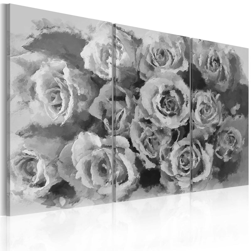 Quadro - Dodici Rose - Trittico 60x40cm Erroi-1